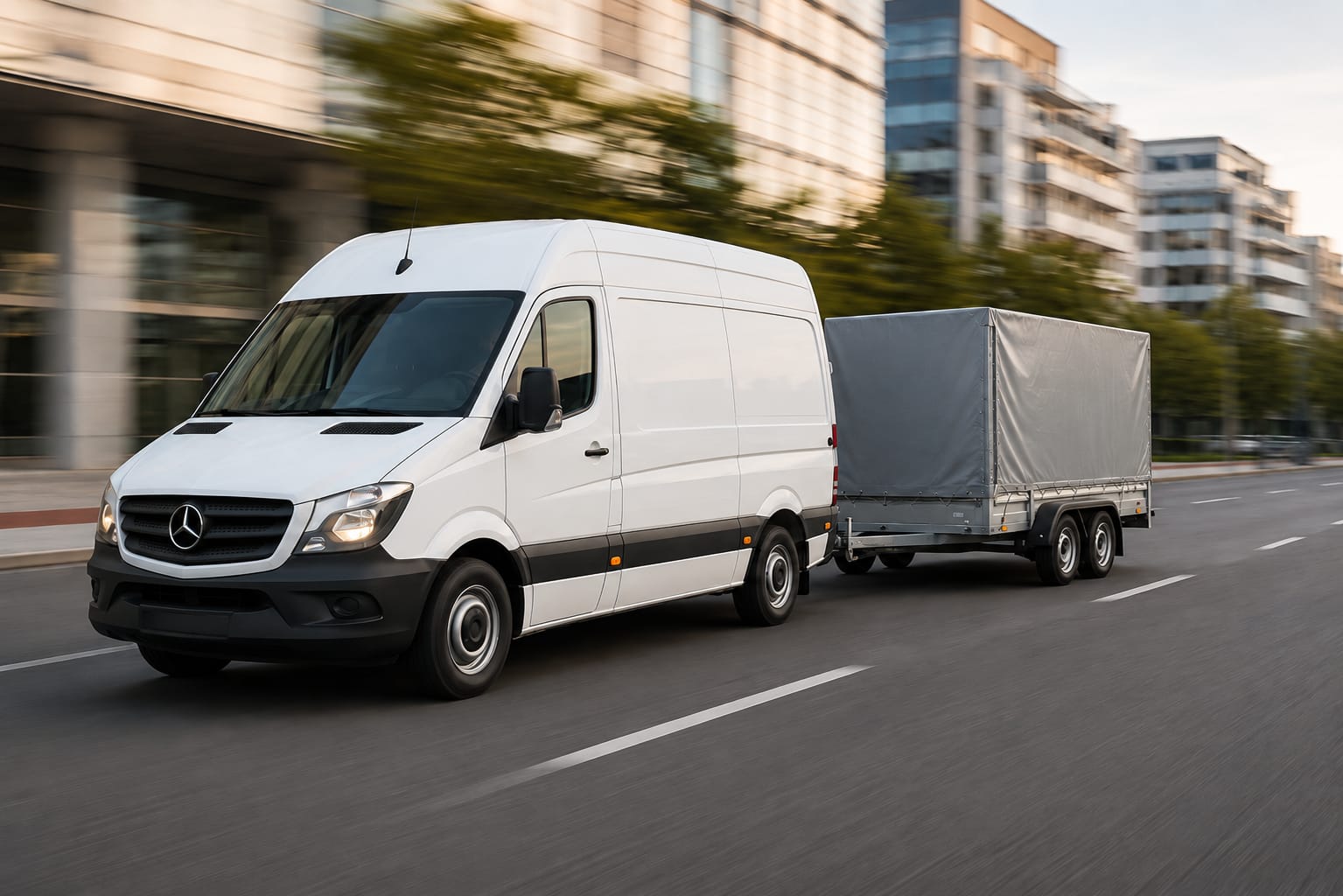 Équipe Allo Vide Express avec camionnette pour débarras et transport express en Belgique