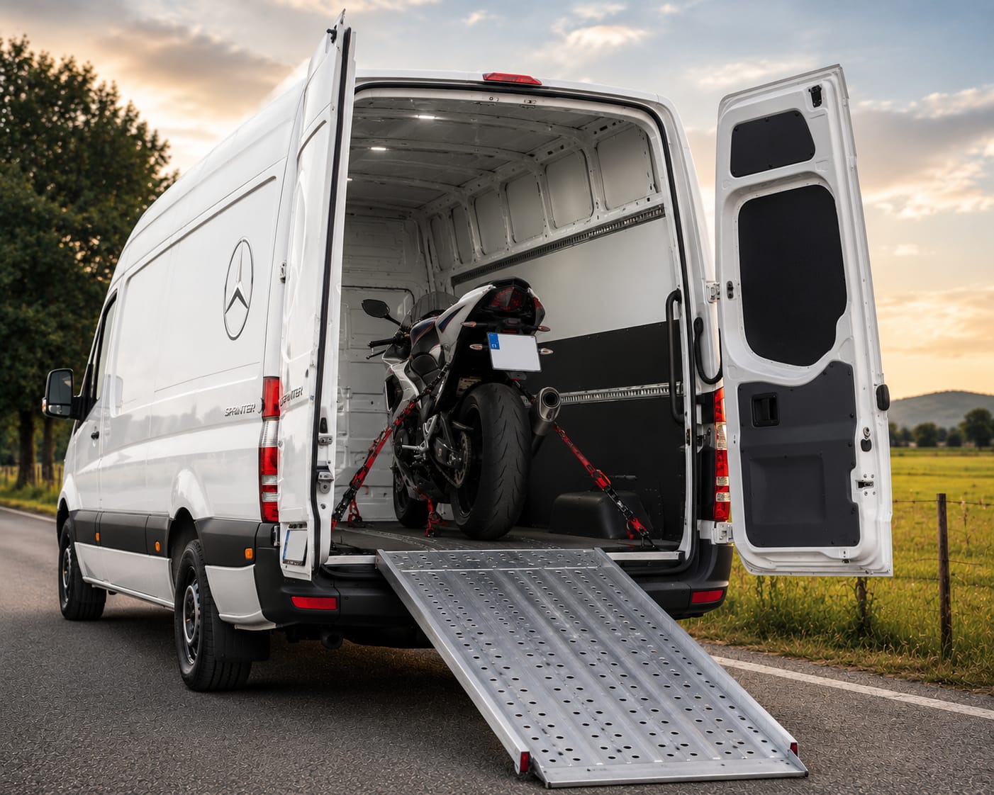 Transport sécurisé de moto et scooter partout en Belgique